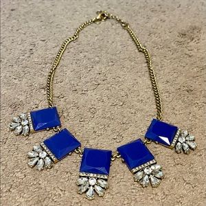 J. Crew Chunky Blue Necklace